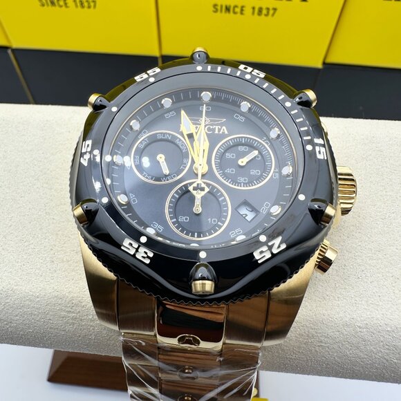 NEW Invicta Pro Diver 51MM Black Dial Swiss Quartz Bracelet Watch - Picture 5 of 7